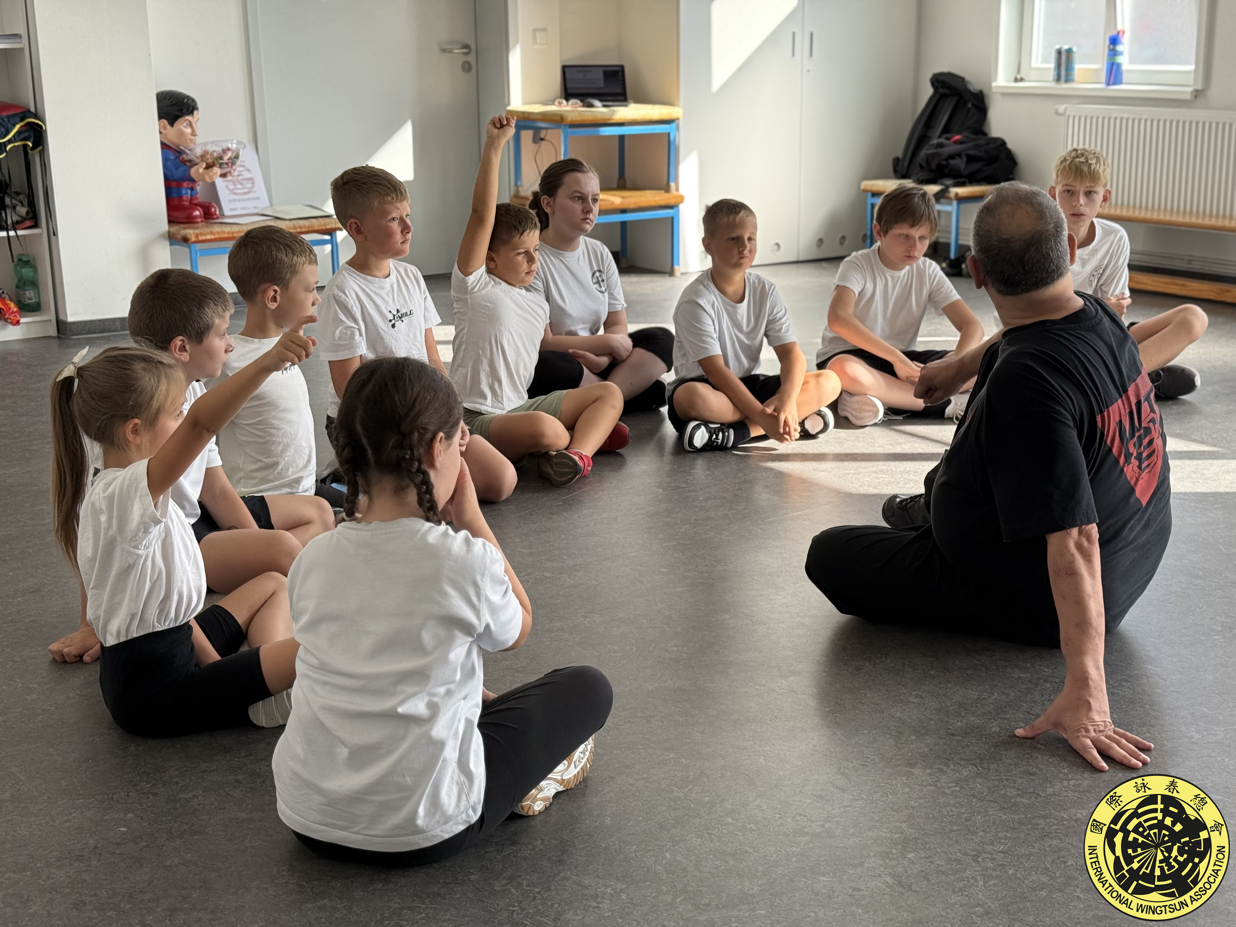 Fit Kids Gruppe beim Training