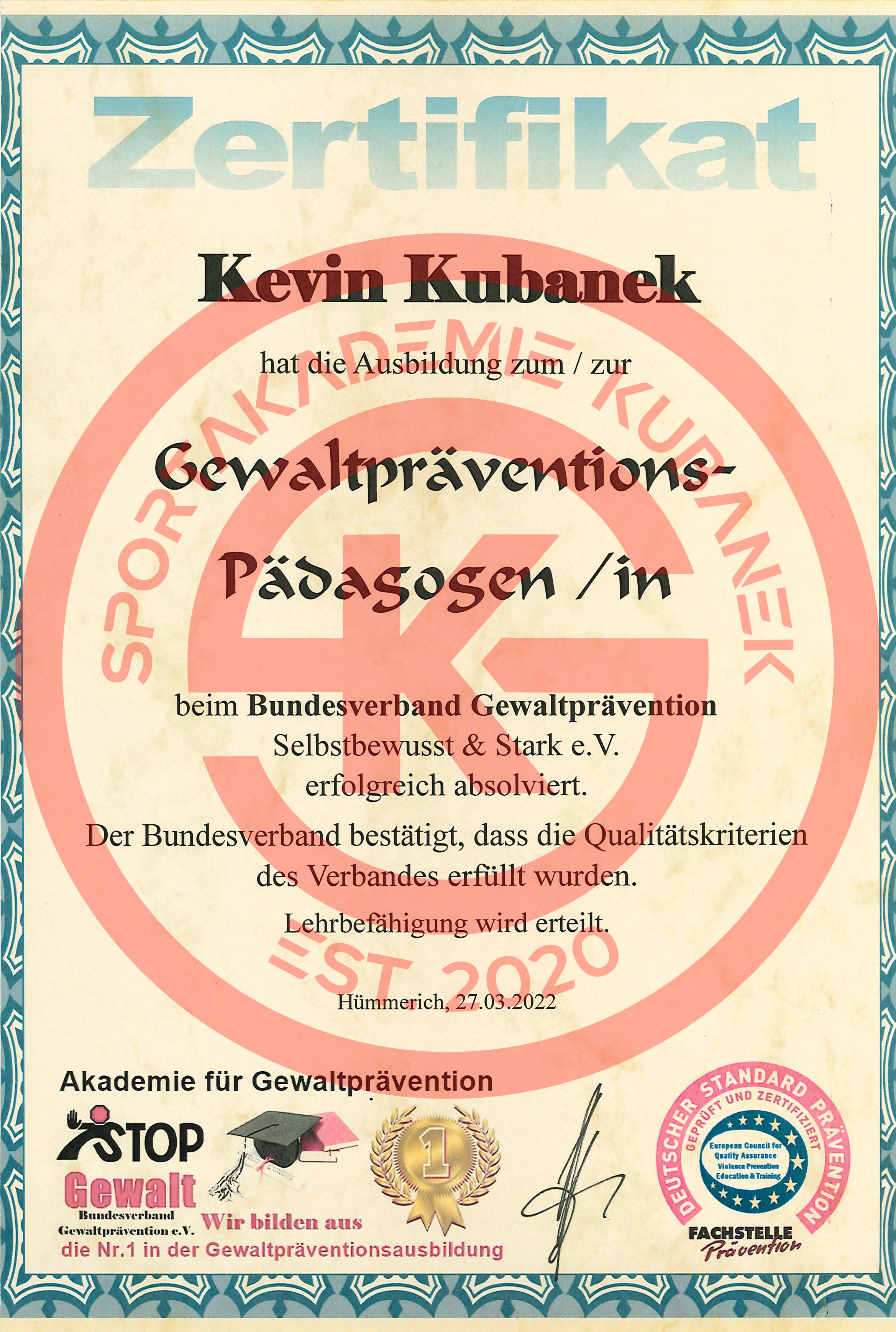 gewaltpärventionspdagoge